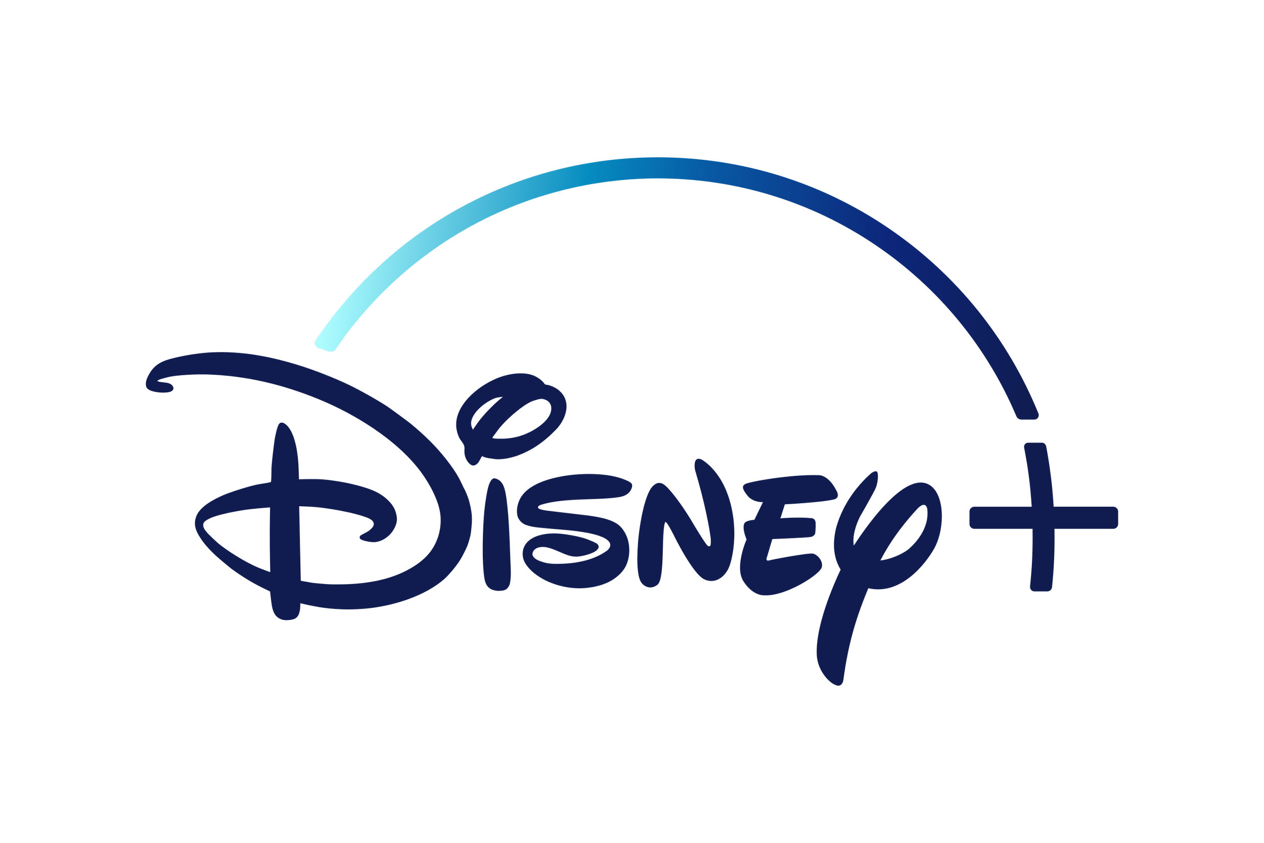 Disney+ logo.