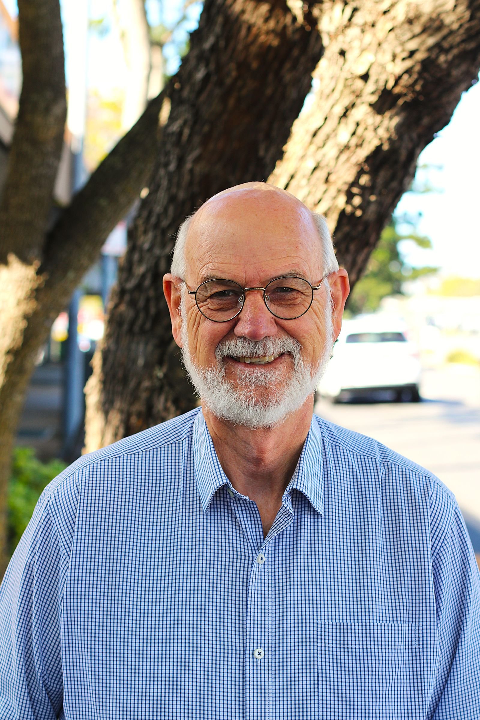 A headshot of Vic the finance officer.