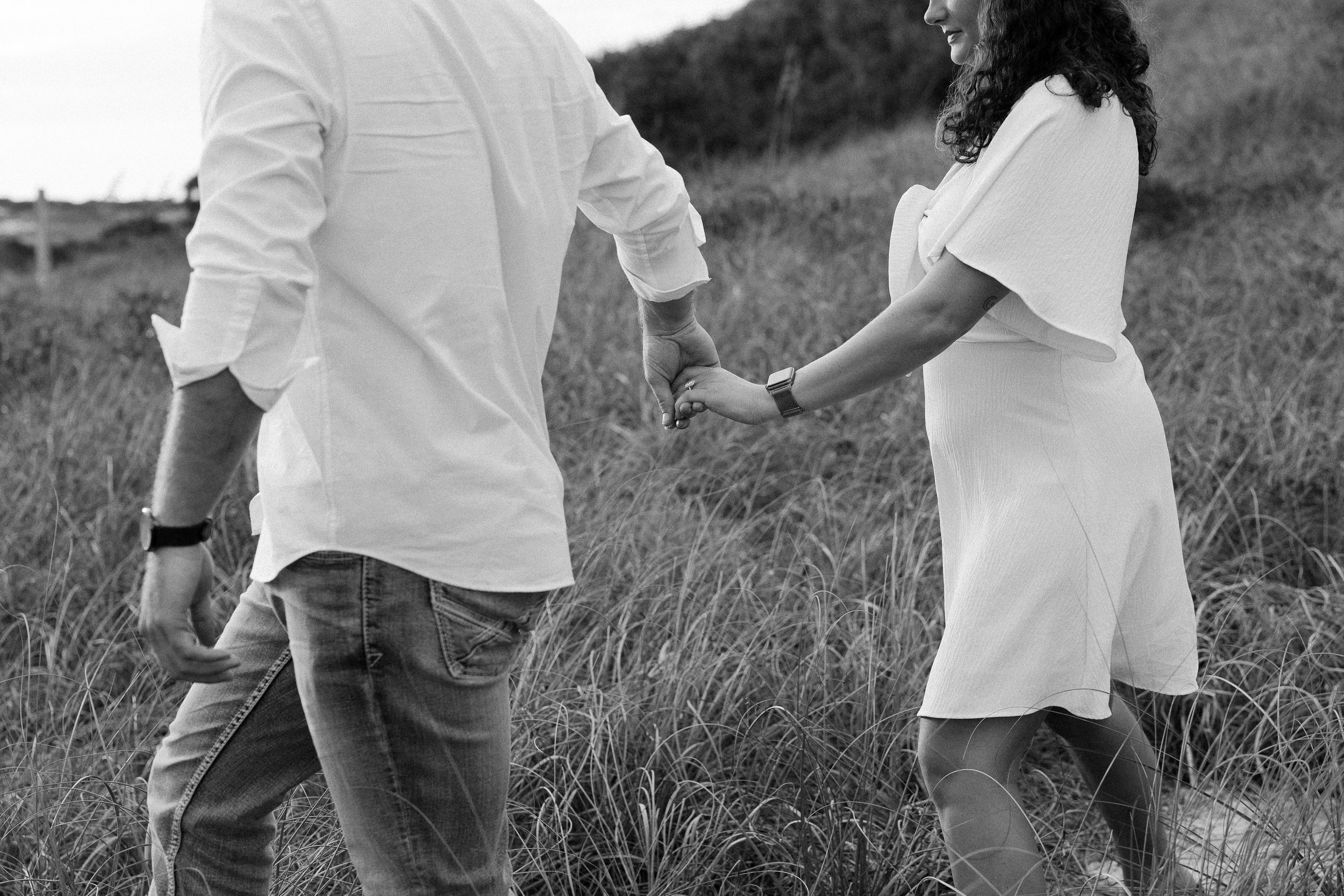Fall Engagement Photoshoot at Langdon Beach