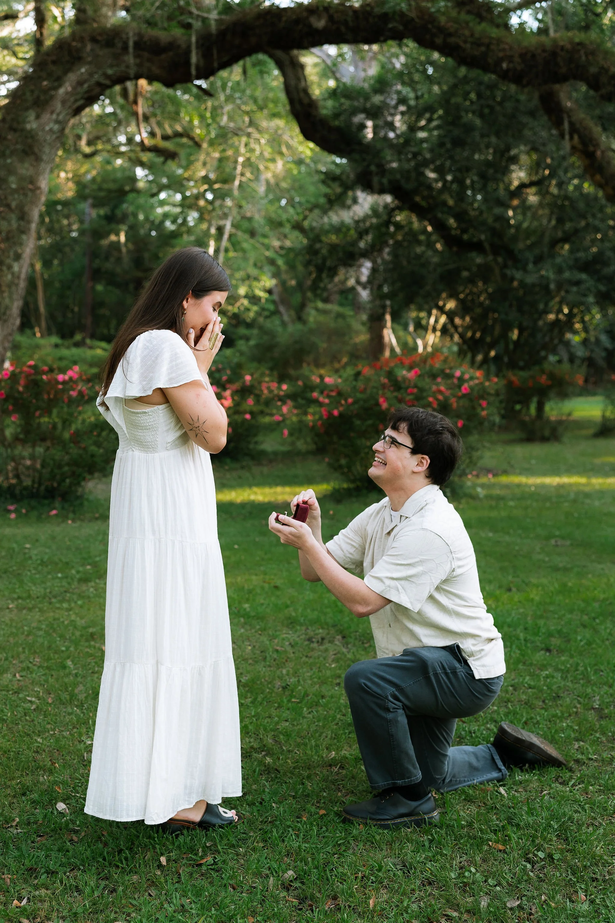 Surprise Proposal at Eden Gardens in 30A, Florida