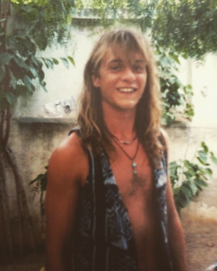 1991 somewhere in Spain after a gig #throwbackthursday #drummerlife #longhair