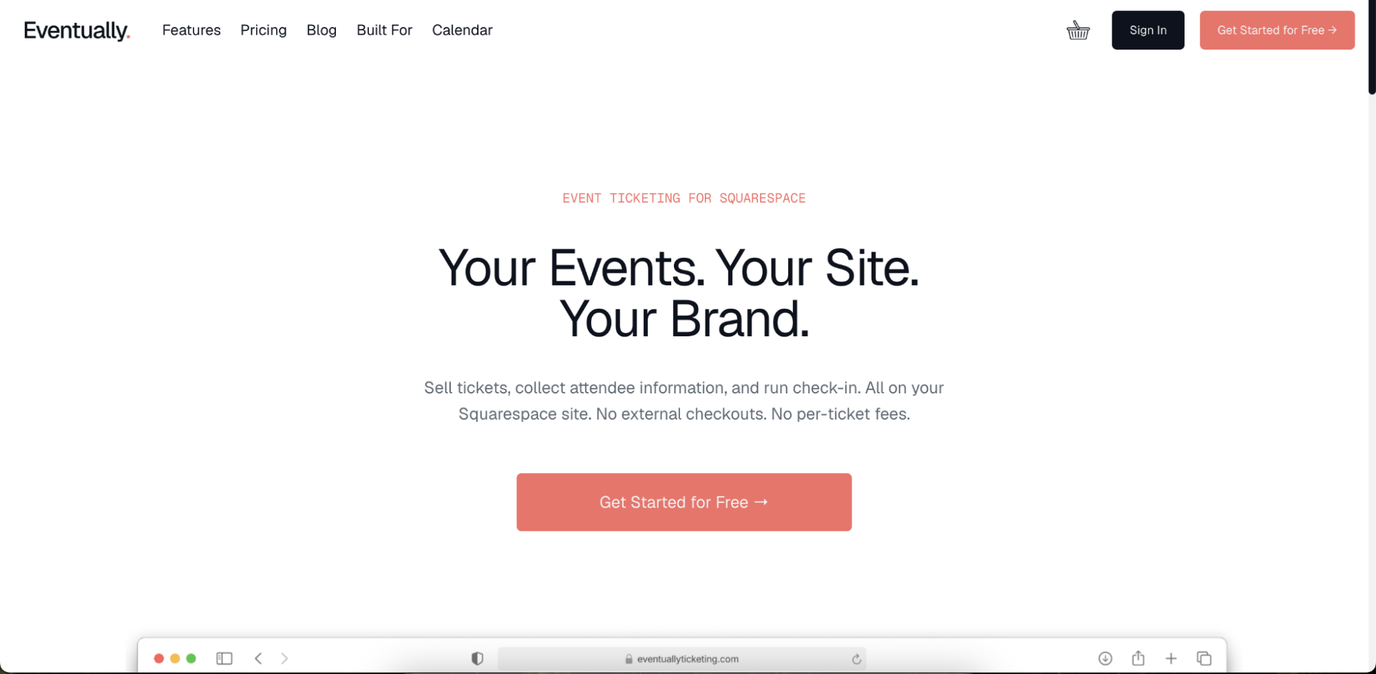 Create your Eventually account