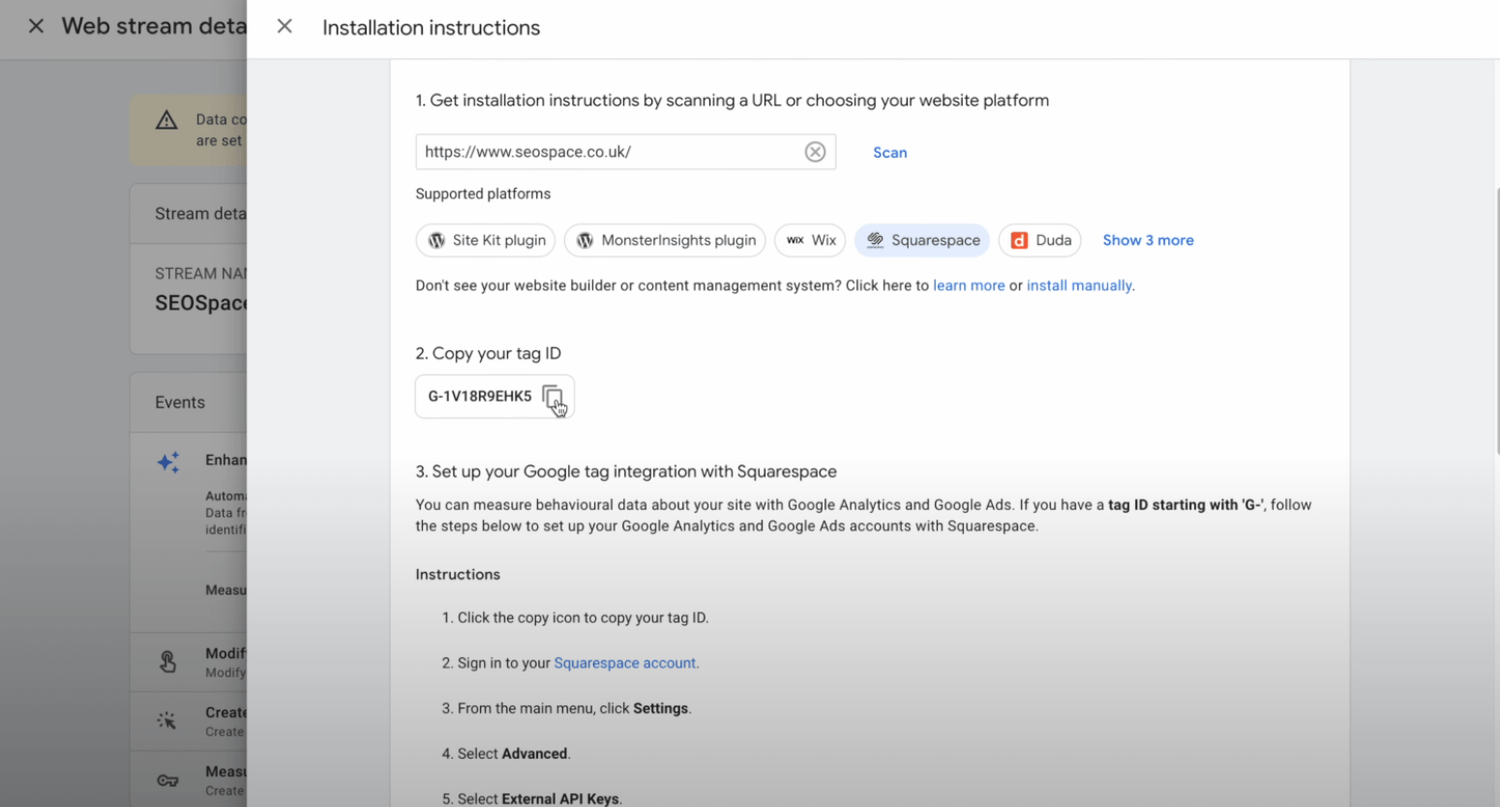 How to add Google Analytics to Squarespace (6-Steps)