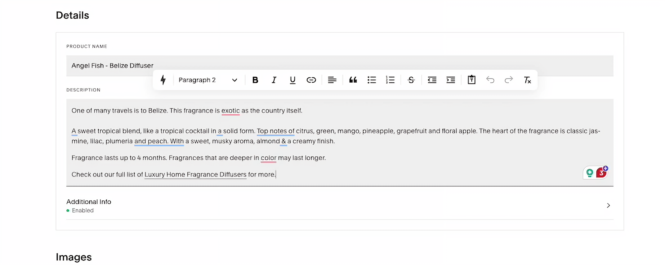 AI-Powered Product Descriptions