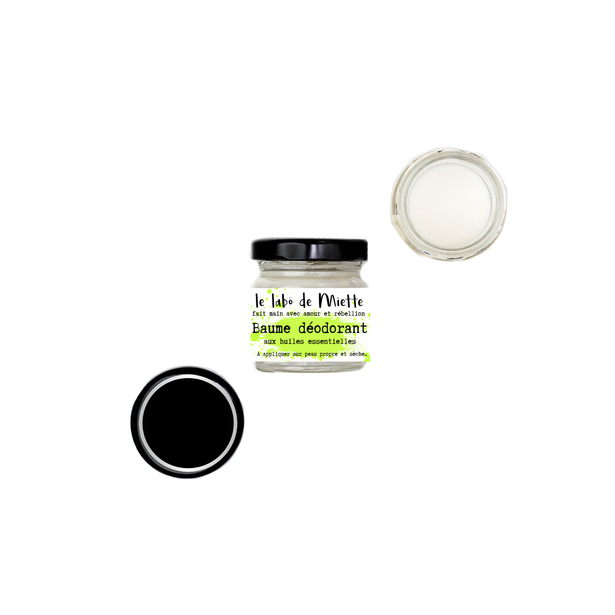 Baume déodorant aux huiles essentielles