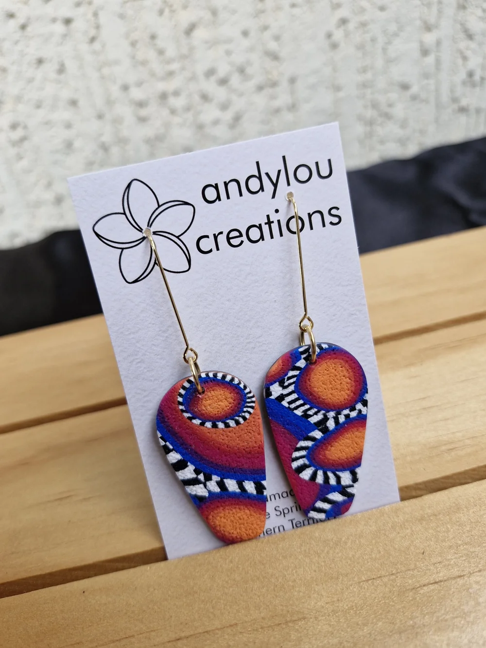 Sunset Dream Earrings Polymer Clay — Andylou Creations Handmade