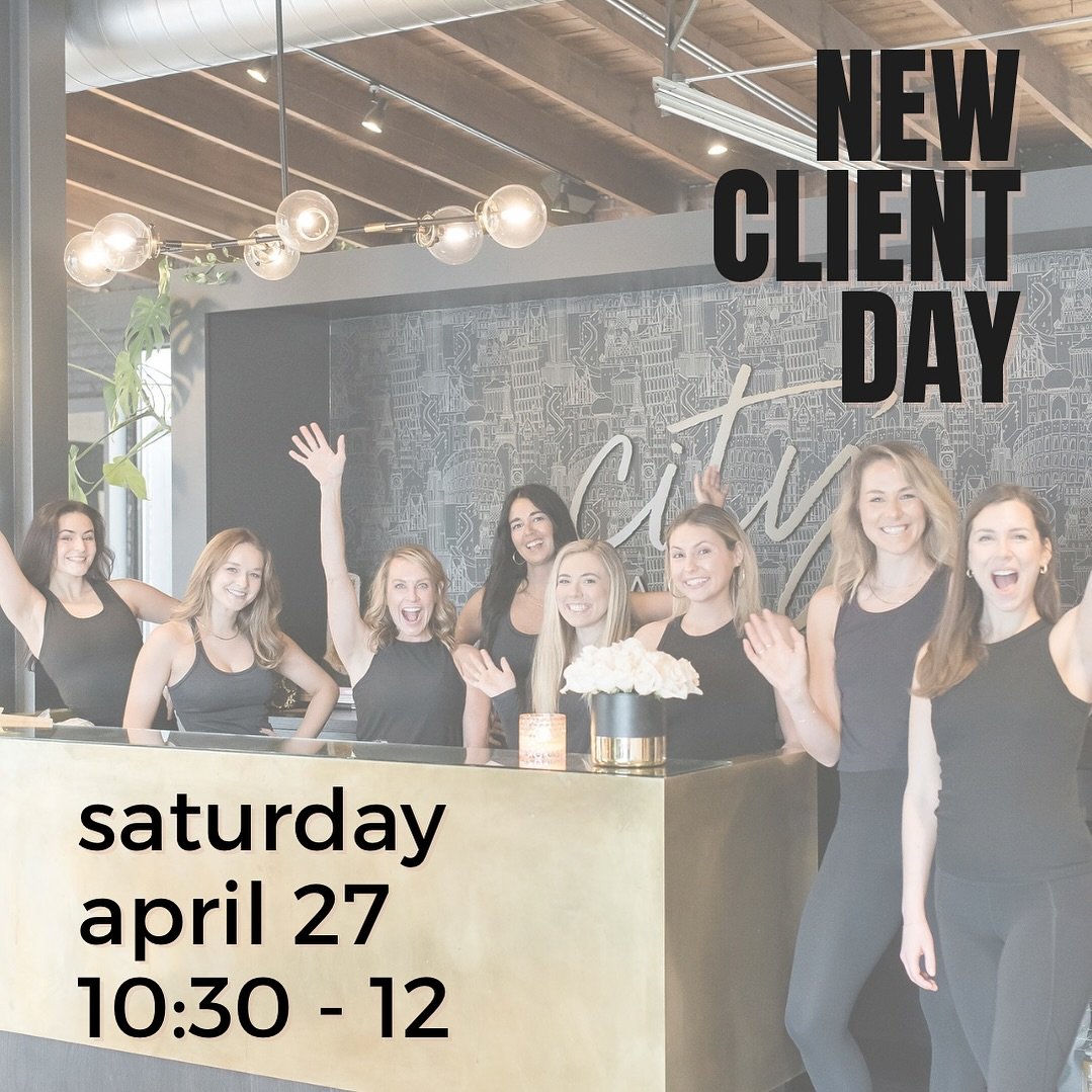 📣Calling all newbies!!📣
We want to meet you! If you have been peeping on our studio now is the perfect time to come check us out IRL. 

Saturday, April 27th, our doors will open at 10:30am for you to come check out the studio, meet our instructors,