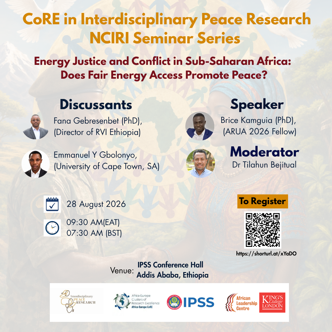 CoRE in Interdisciplinary Peace Research NCIRI Seminar Series (Third)