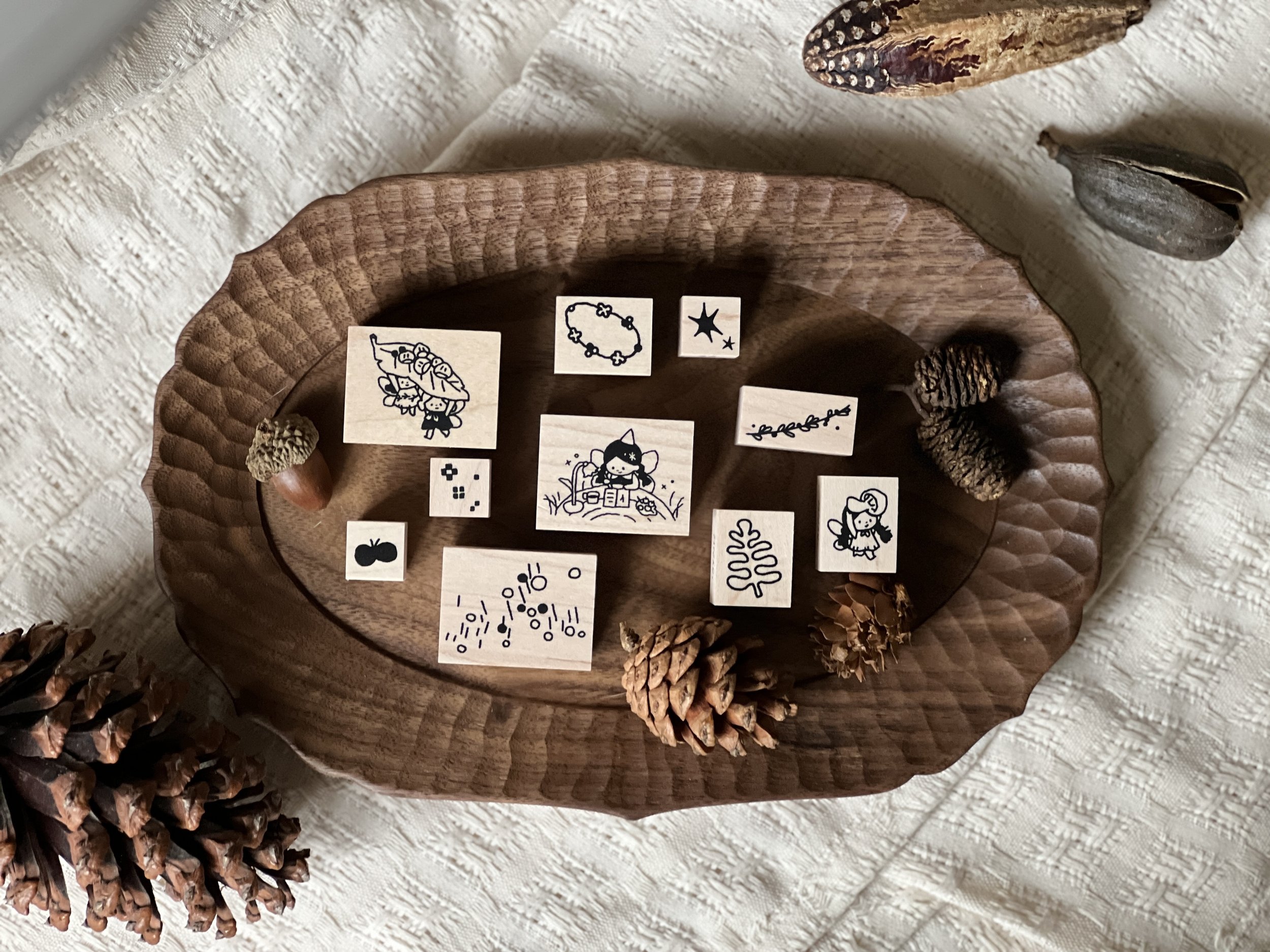 Forest Mementos Wooden Stamps