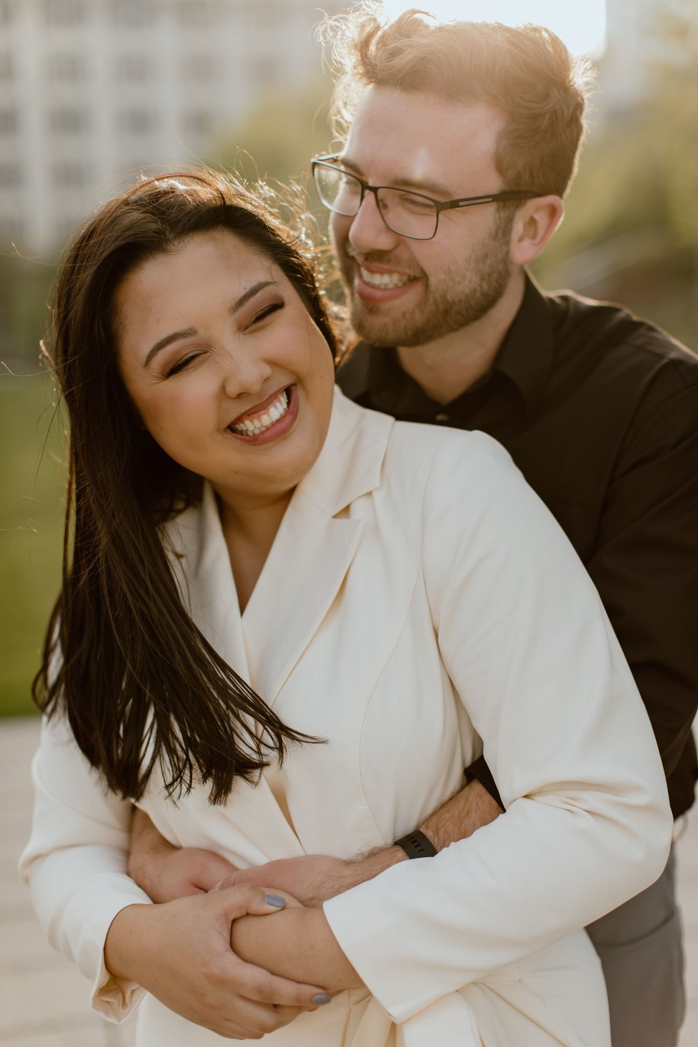 Downtown Milwaukee Graduation and Couple's Photos — N.Love Photography