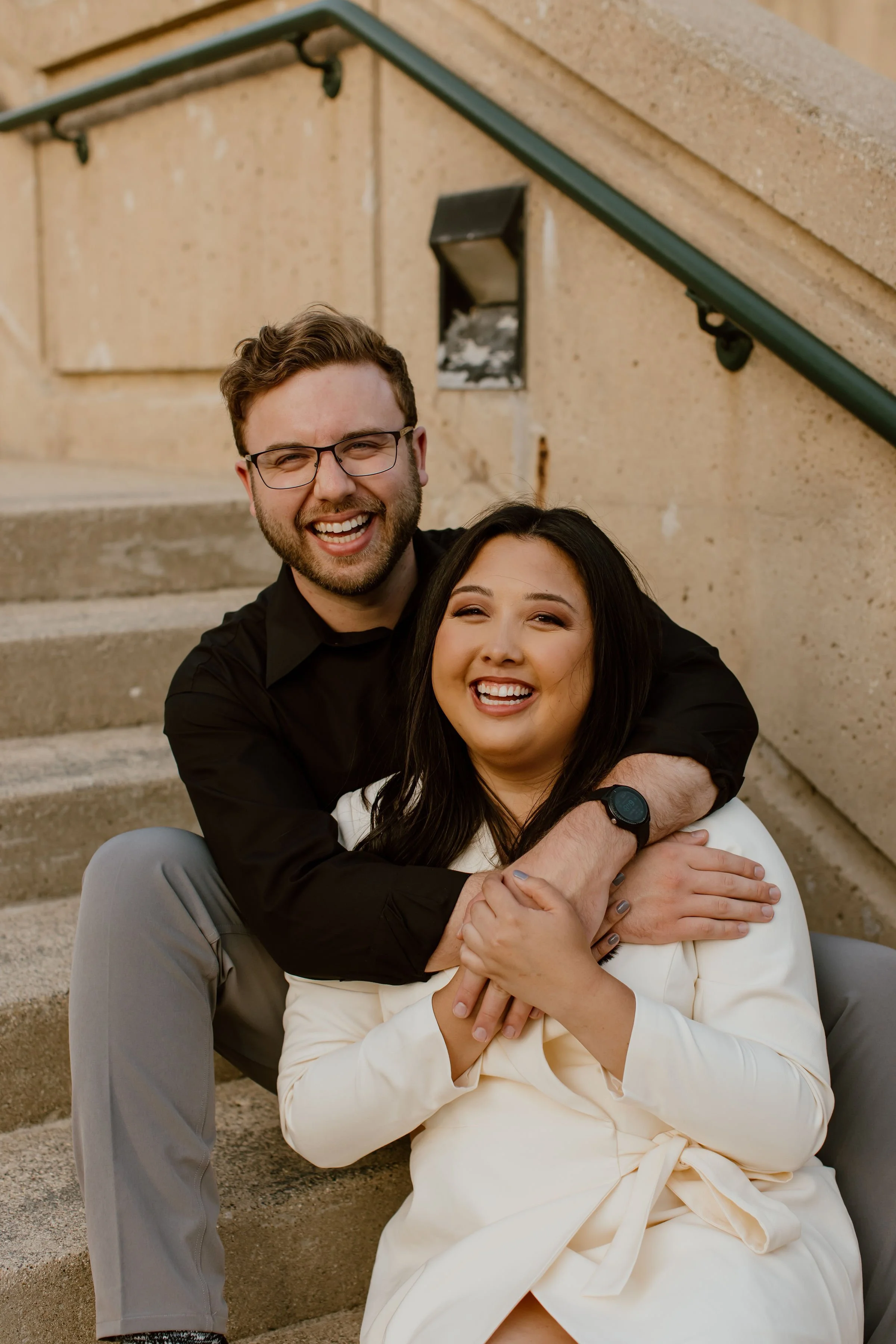 Hannah + Dan | Downtown Milwaukee Couple's Session
