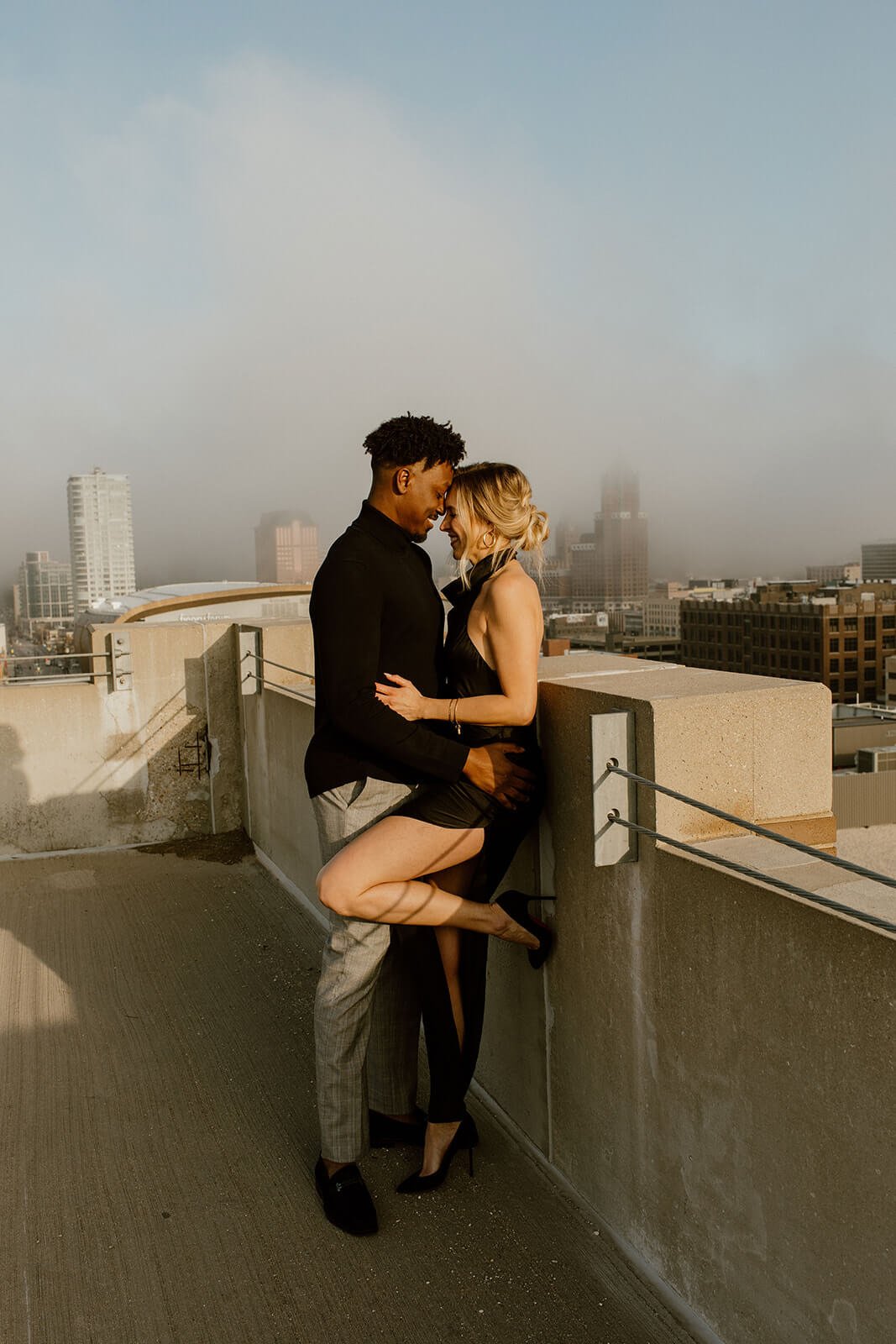 Rooftop Engagement Session in Milwaukee3.jpg