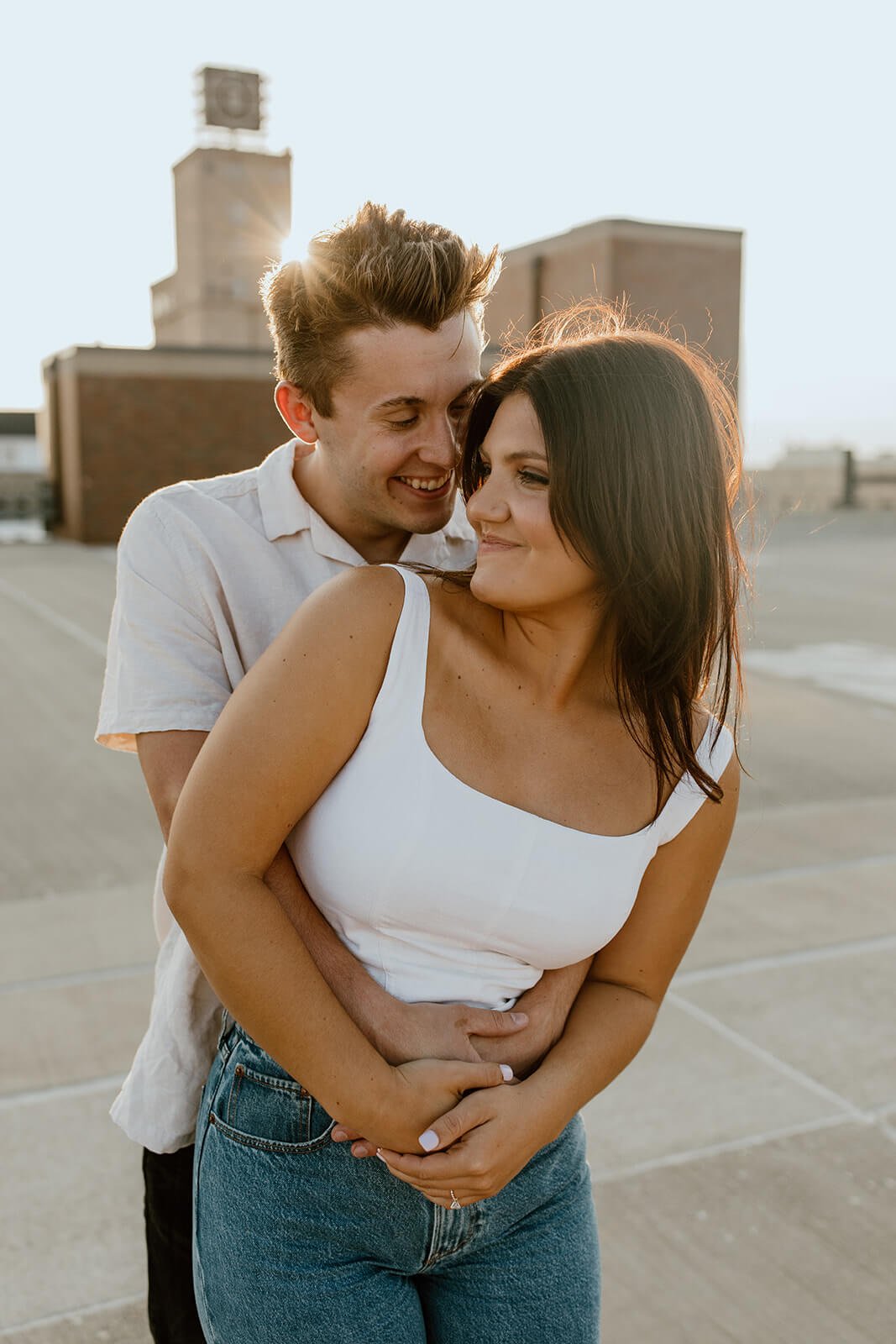 Rooftop Engagement Session in Milwaukee6.jpg