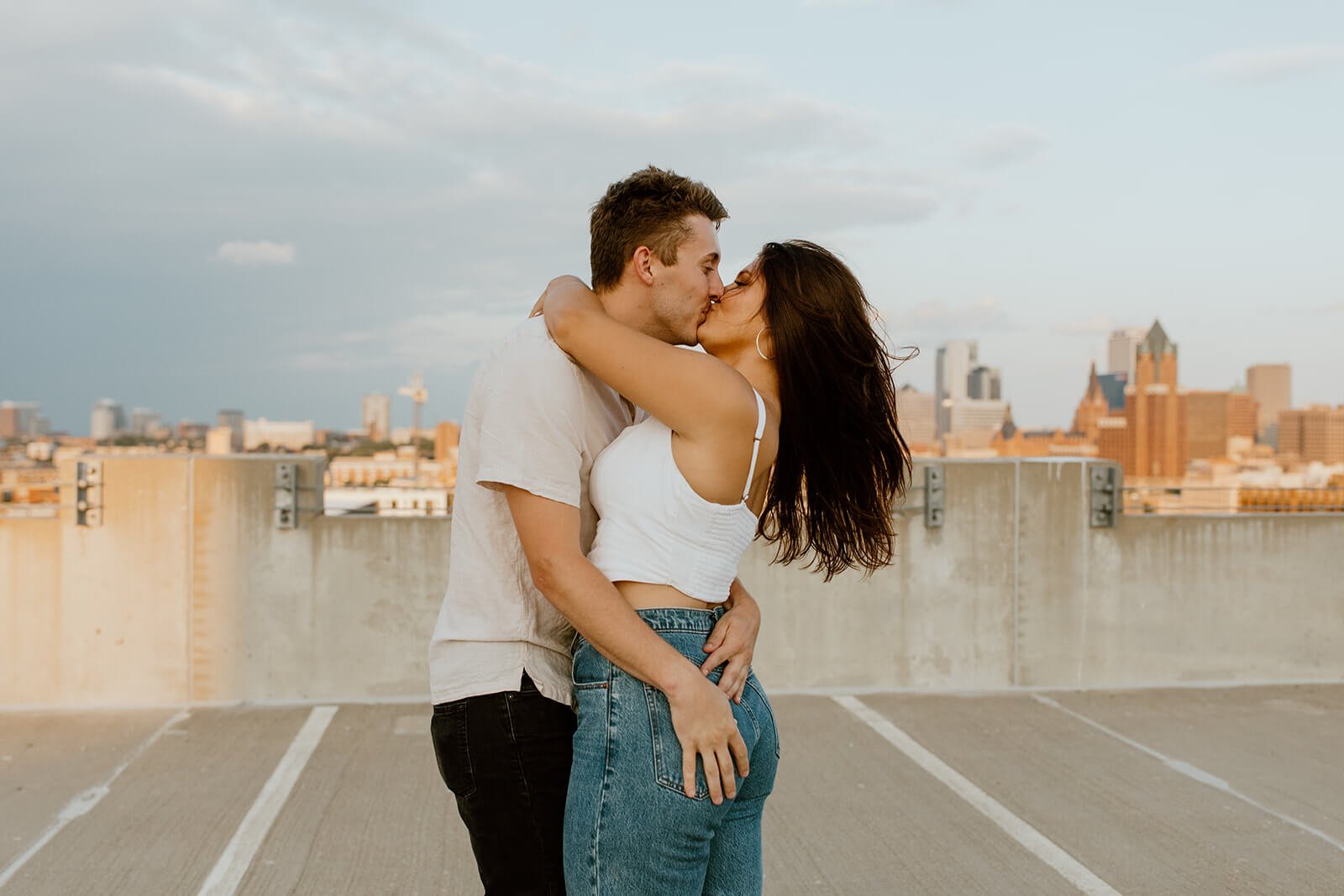 Rooftop Engagement Session in Milwaukee7.jpg