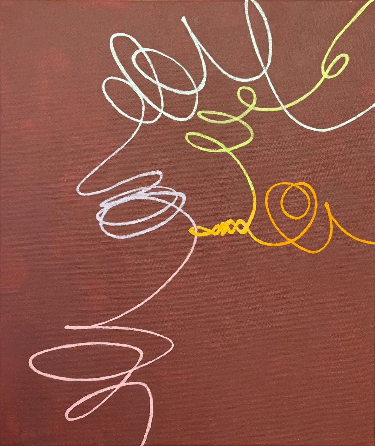 "Hitomi" 2024
Acrylic on canvas
18" x 15"