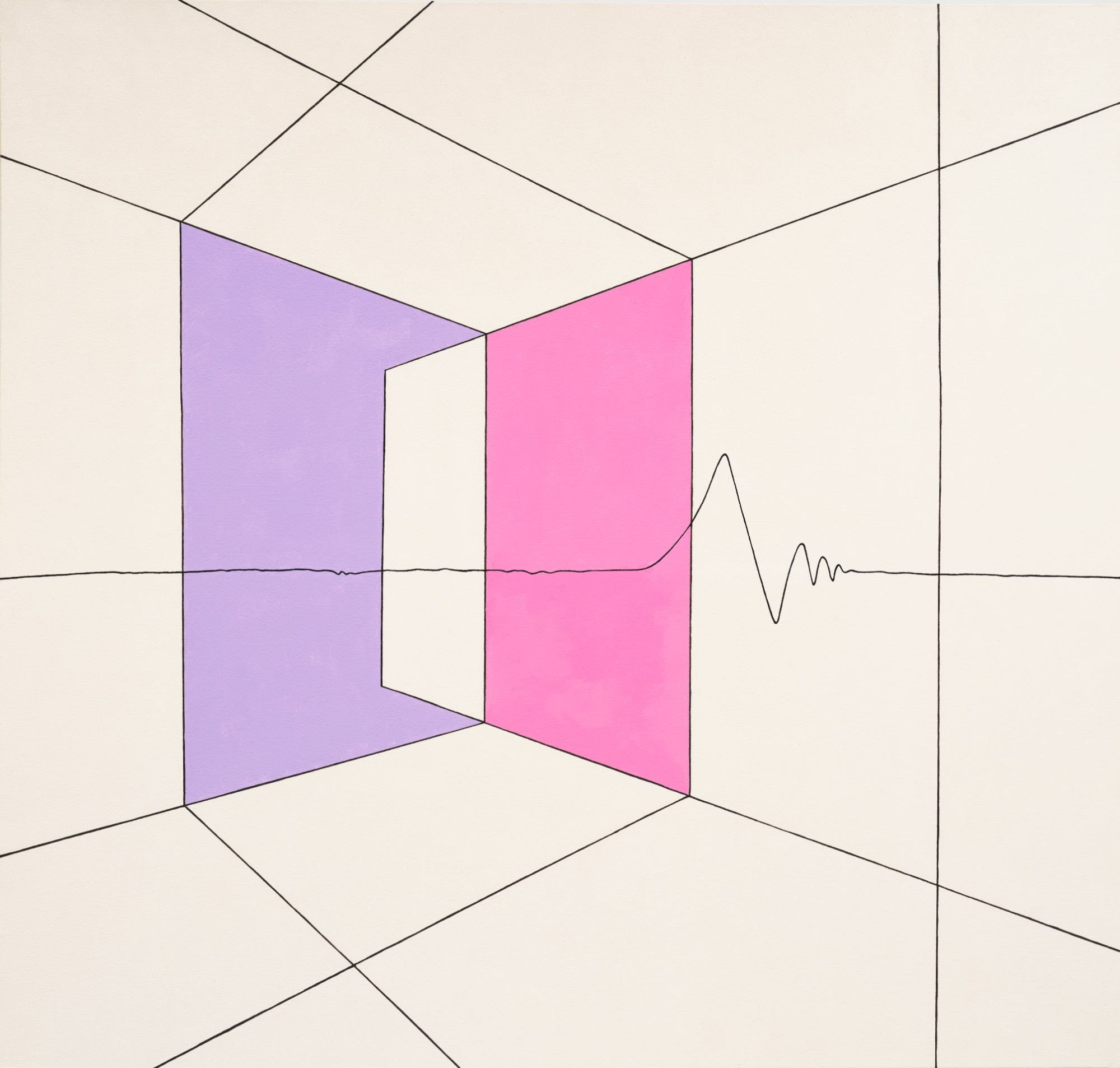 "Structure" 2015
Acrylic on canvas
57" x 60"