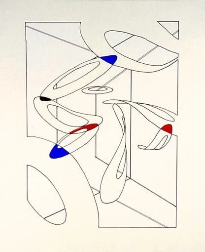 "Cloud Dance" 1988
Silk screen print
11.5" x 8.5"