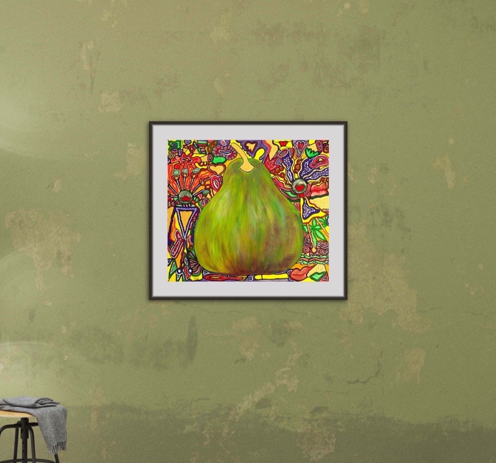 Forbidden pear limited edition print in situ small.jpeg