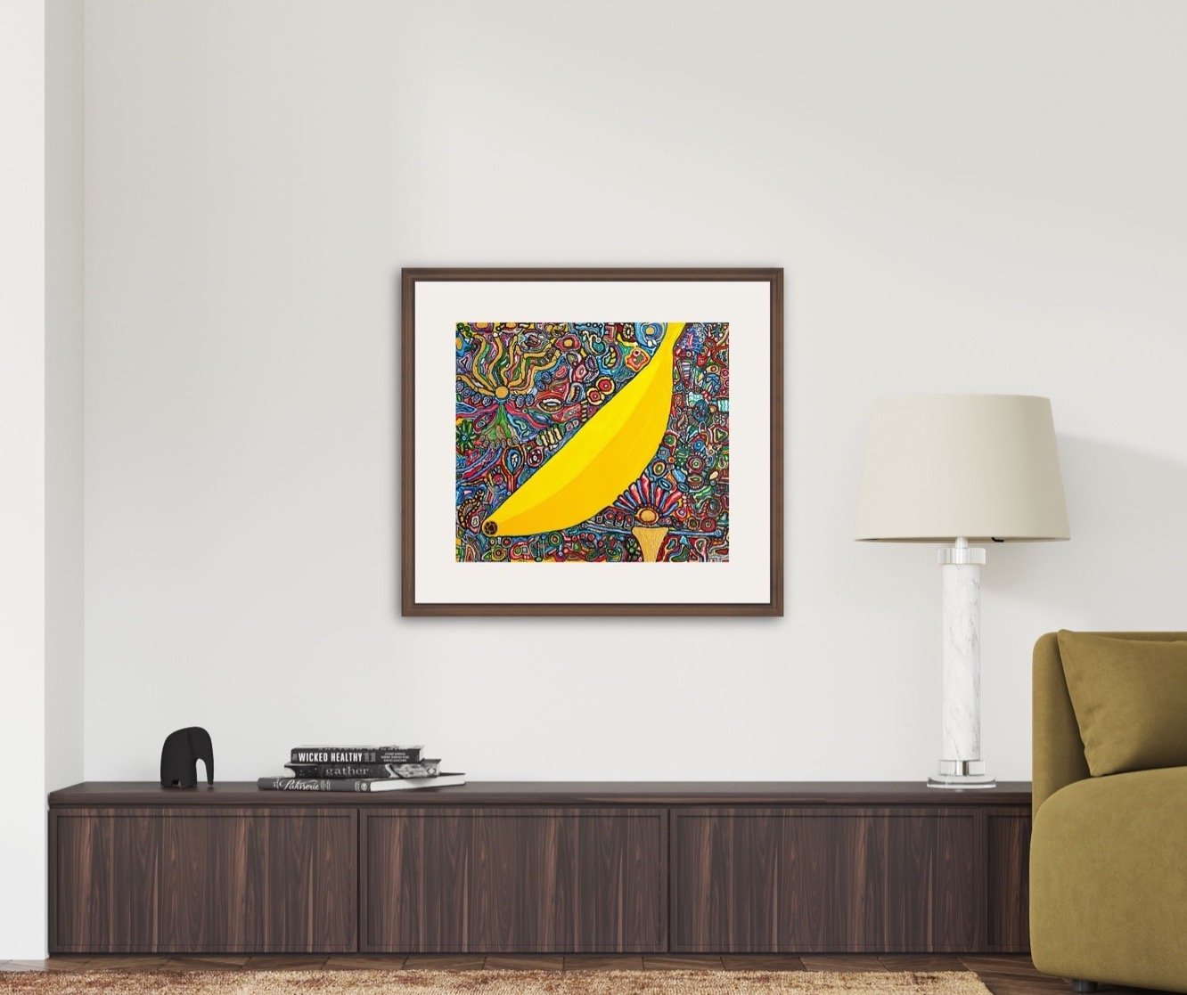 Forbidden banana limited edition print in situ small.jpeg