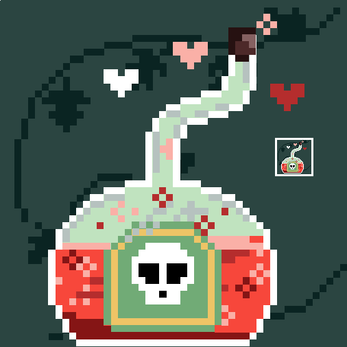 illustrations Edelyne - pixel dailies - 20180918 Poison.png