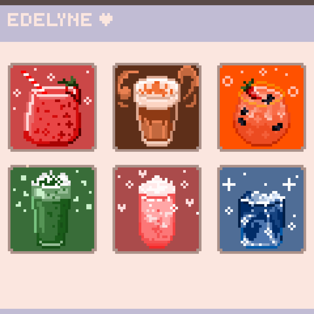illustrations Edelyne - pixel dailies - 2022 08 16 cold drink.png