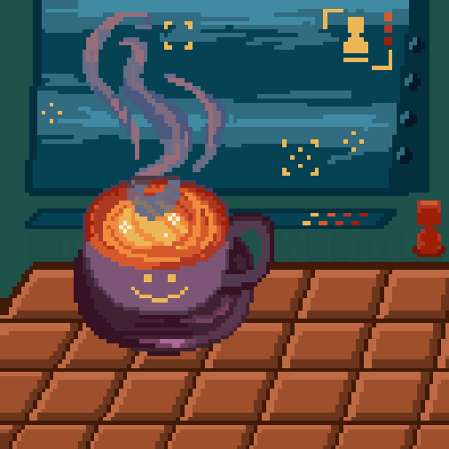 illustrations Edelyne - pixel dailies - 20180501 Chocolate Coffee.png