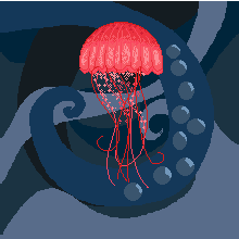 illustrations Edelyne - pixel dailies - 20180606 Jellyfish.png