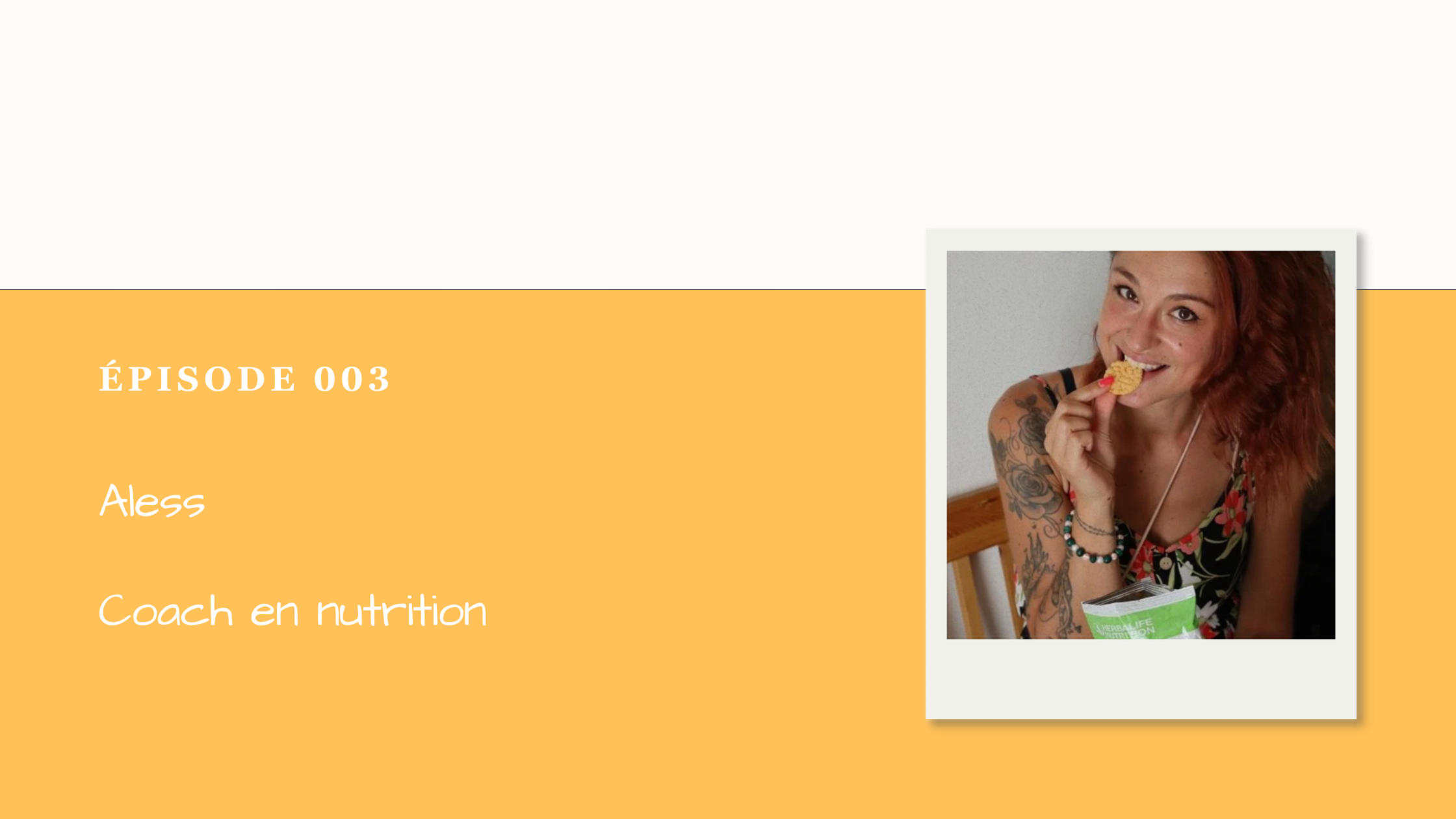 #003 Alessandra Sangiorgi - conseillère en nutrition