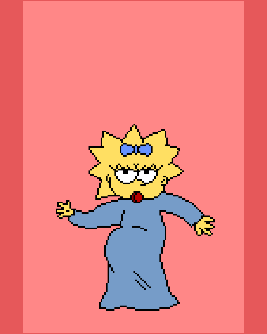 illustrations Edelyne 2020 - Maggie Simpson.gif