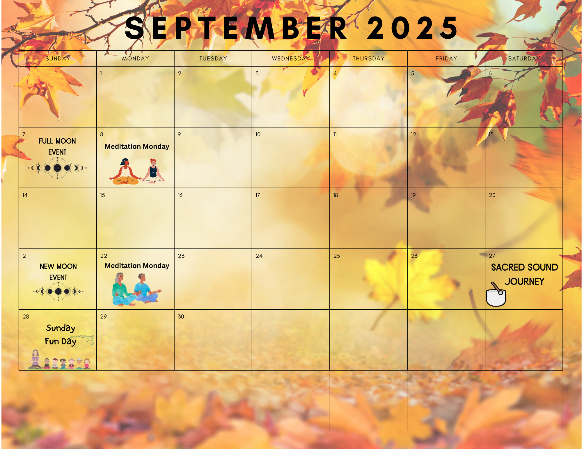 September Calendar