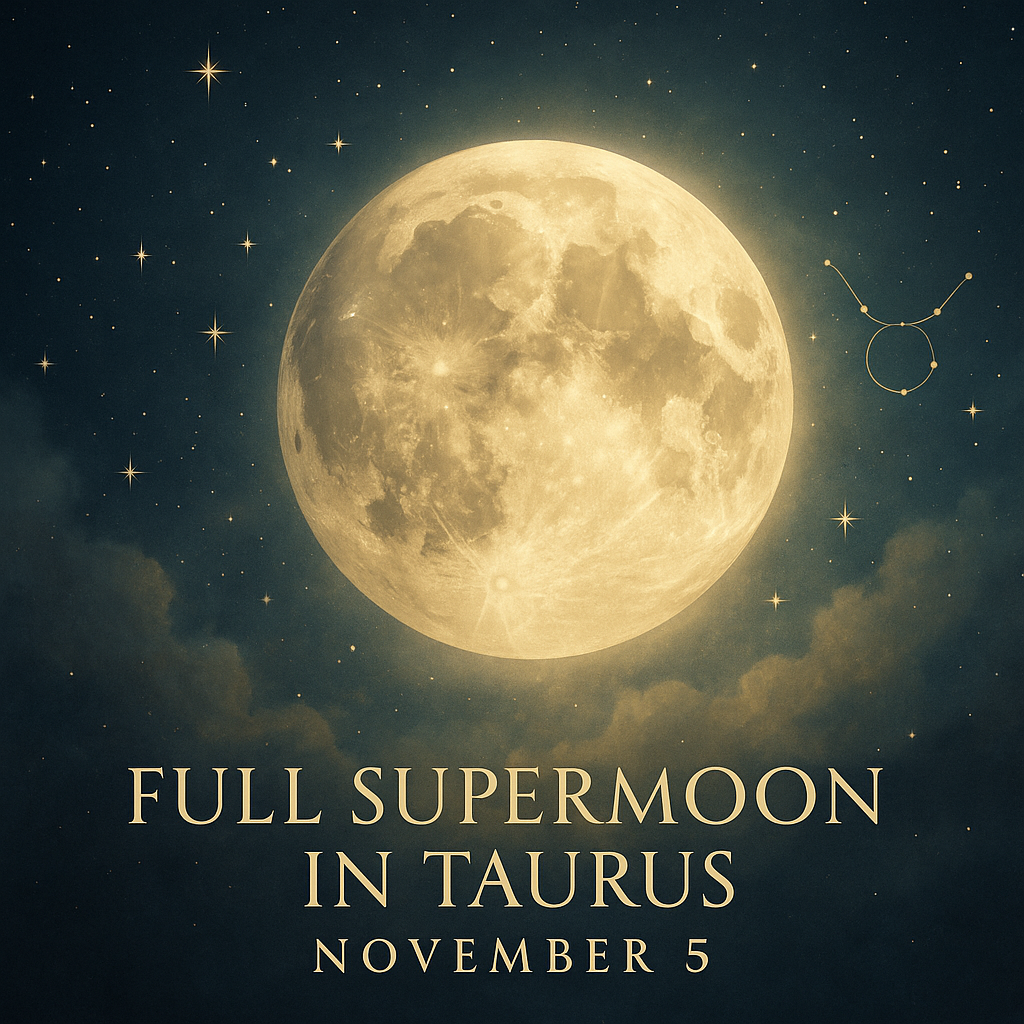 Full Supermoon in Taurus: Harvest & Embody