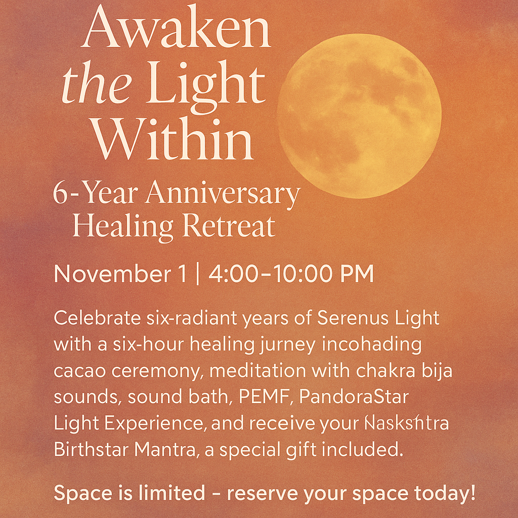 Awaken the Light Within: 6-Year Anniversary Energy Healing Retreat