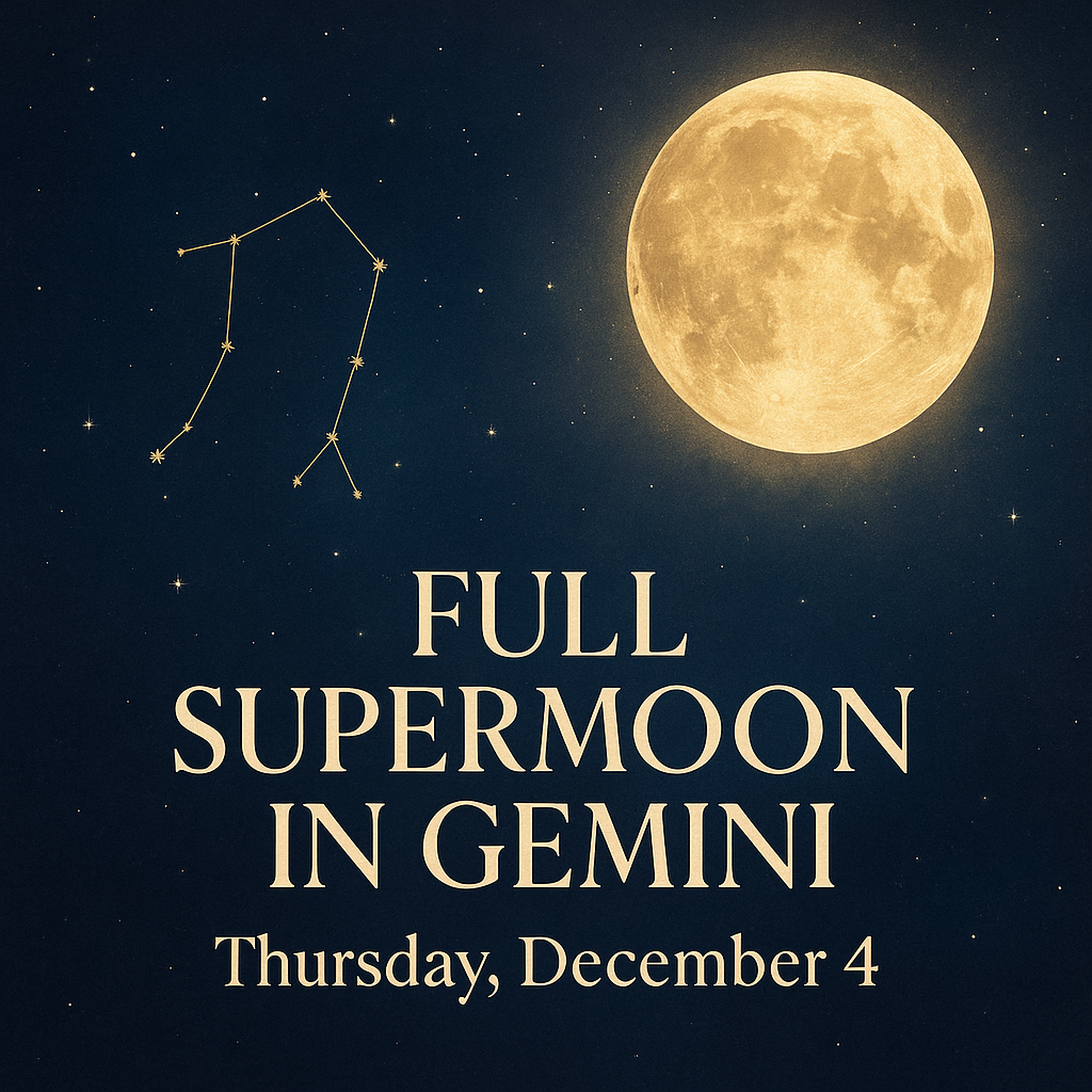 Full Supermoon in Gemini