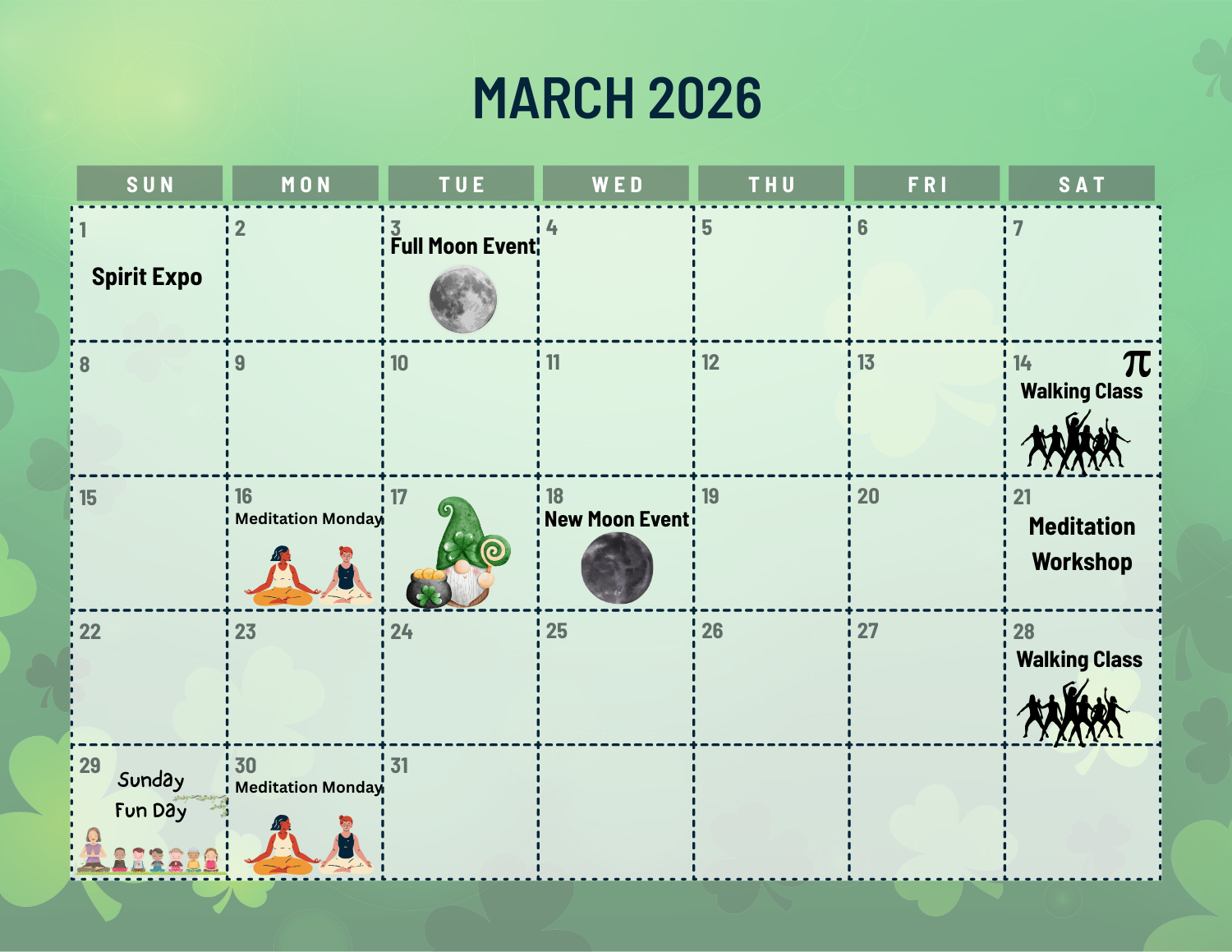 Calendar of Events 