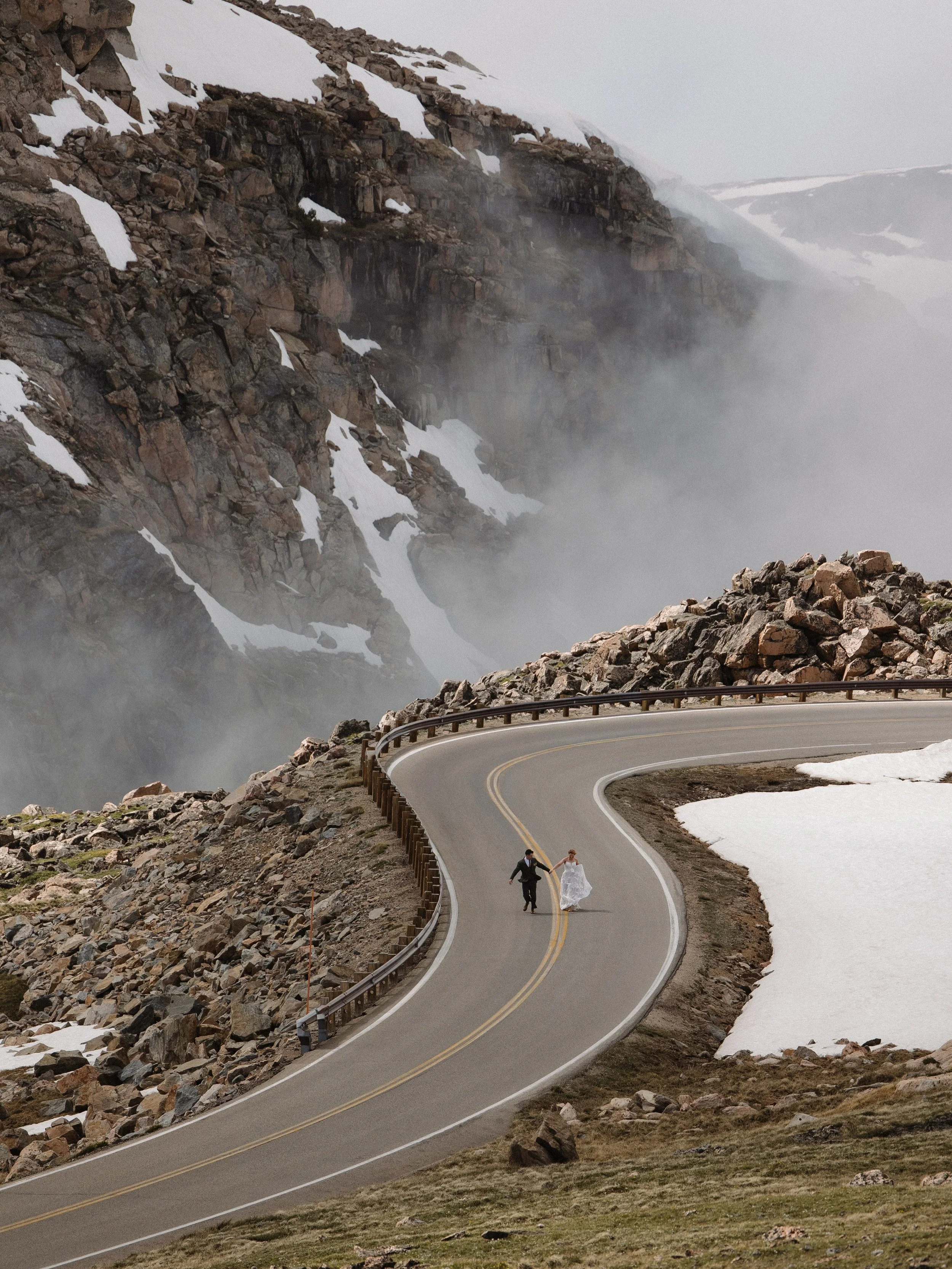 Katie &amp; Kevin!! Just the coolest baddies around - they eloped in secret at 11,000 feet in the Beartooth Mountains!! Like what, so cool. Their day was so relaxed and fun, just like them. The secret&rsquo;s officially out and I couldn&rsquo;t wait 
