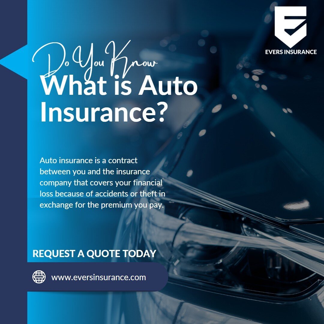 Auto insurance 101: 🚘✨ It's your safety net on the road! Auto insurance is a contract between you and the insurance company that protects you financially in case of accidents, theft, or damage to your vehicle. It provides coverage for repairs, medic