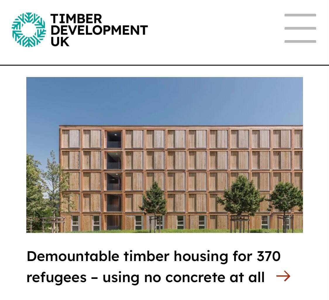 We spotted this project on the @timberdevelopment.uk website this week and felt the need to share it more widely.  It&rsquo;s such a great demonstration of what can be built in timber - including using timber piles for foundations (who knew the High 
