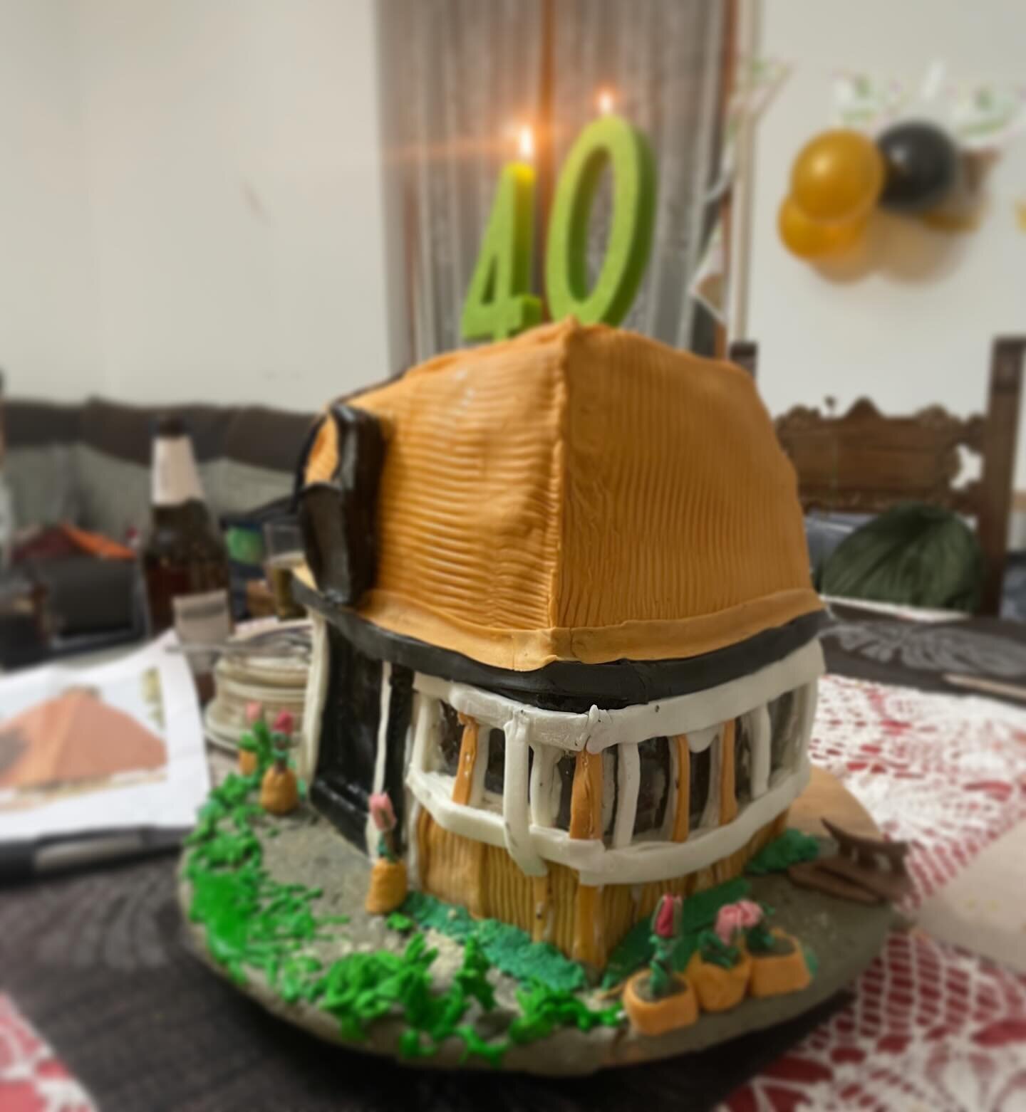 James was 40 recently, and somehow it&rsquo;s only just come to my attention that his lovely family made him a Middle Avenue (@rural_office) birthday cake!

Think this may spark a new tradition. Who fancies a go?