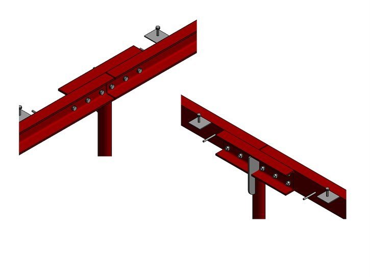 Steel detailing in 3D is a lot more fiddly than expected, but we&rsquo;re getting there&hellip;

There is something to be gained here as we can use our analysis software to check connections - making the whole process more joined up. It&rsquo;s blurr