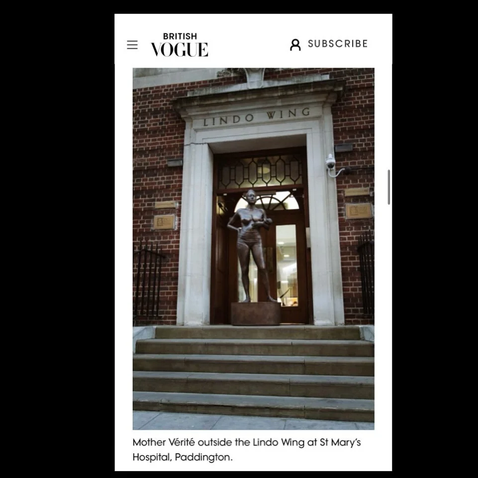 That&rsquo;s something new - one of our projects appearing on Vogue! 

Mother Verite is by sculptor Rayvenn Shaleigha D&rsquo;Clark and depicts a woman just after giving birth. We worked with specialist fabricator @millimetremakes to ensure the cast 