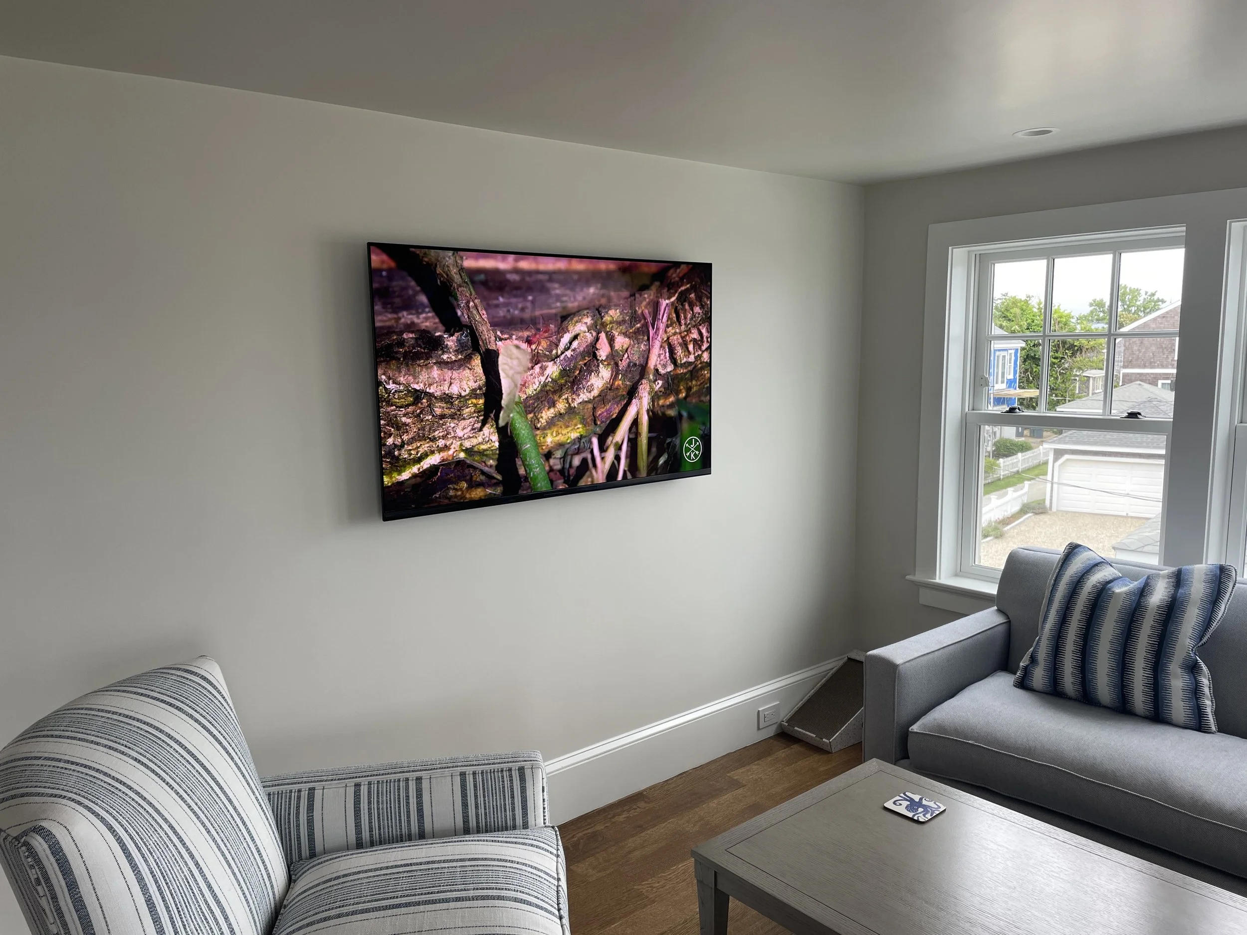 Sony Bravia 7 HDTV install in Scituate, MA