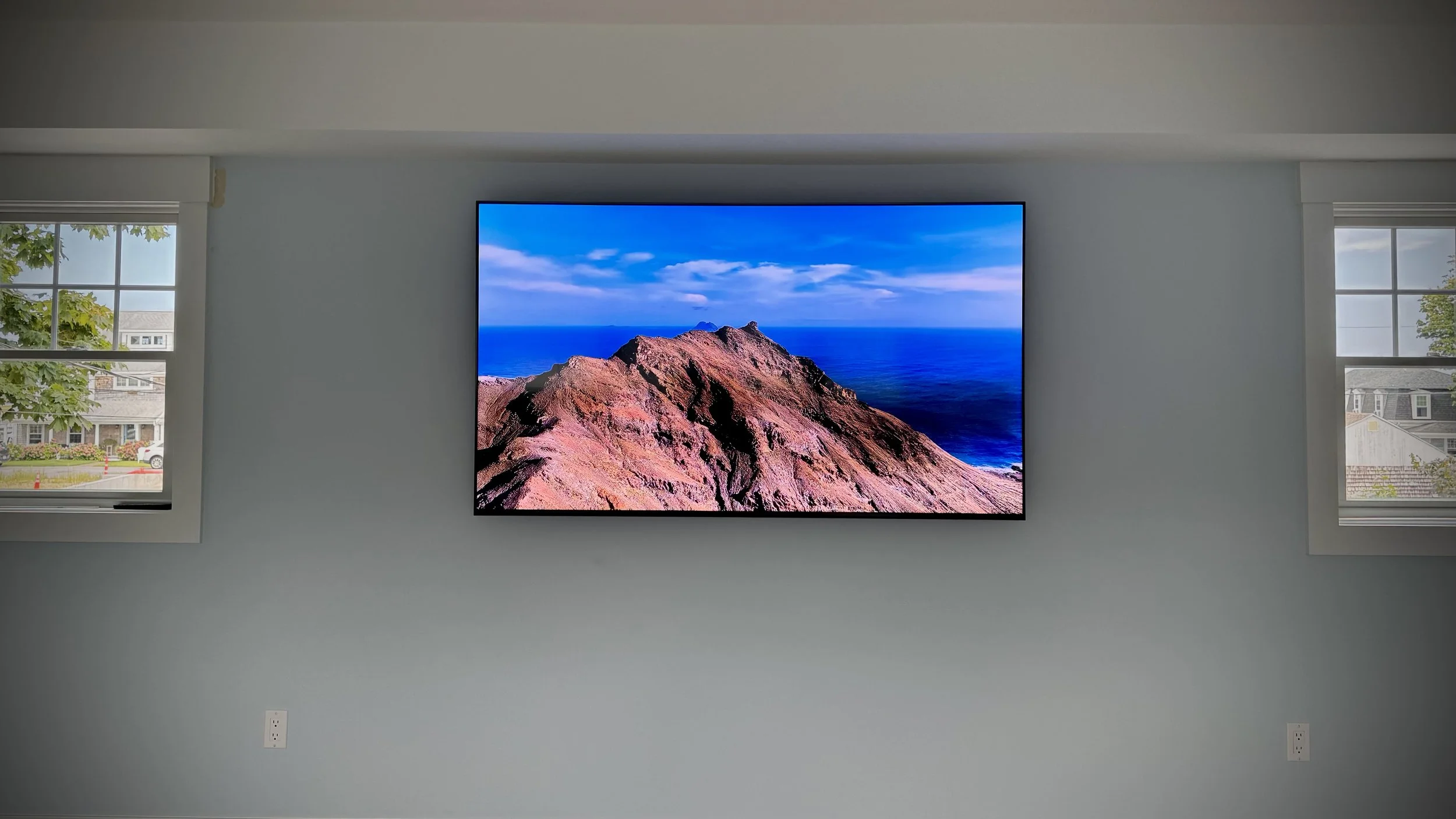 Sony TV installation. Marshfield, MA
