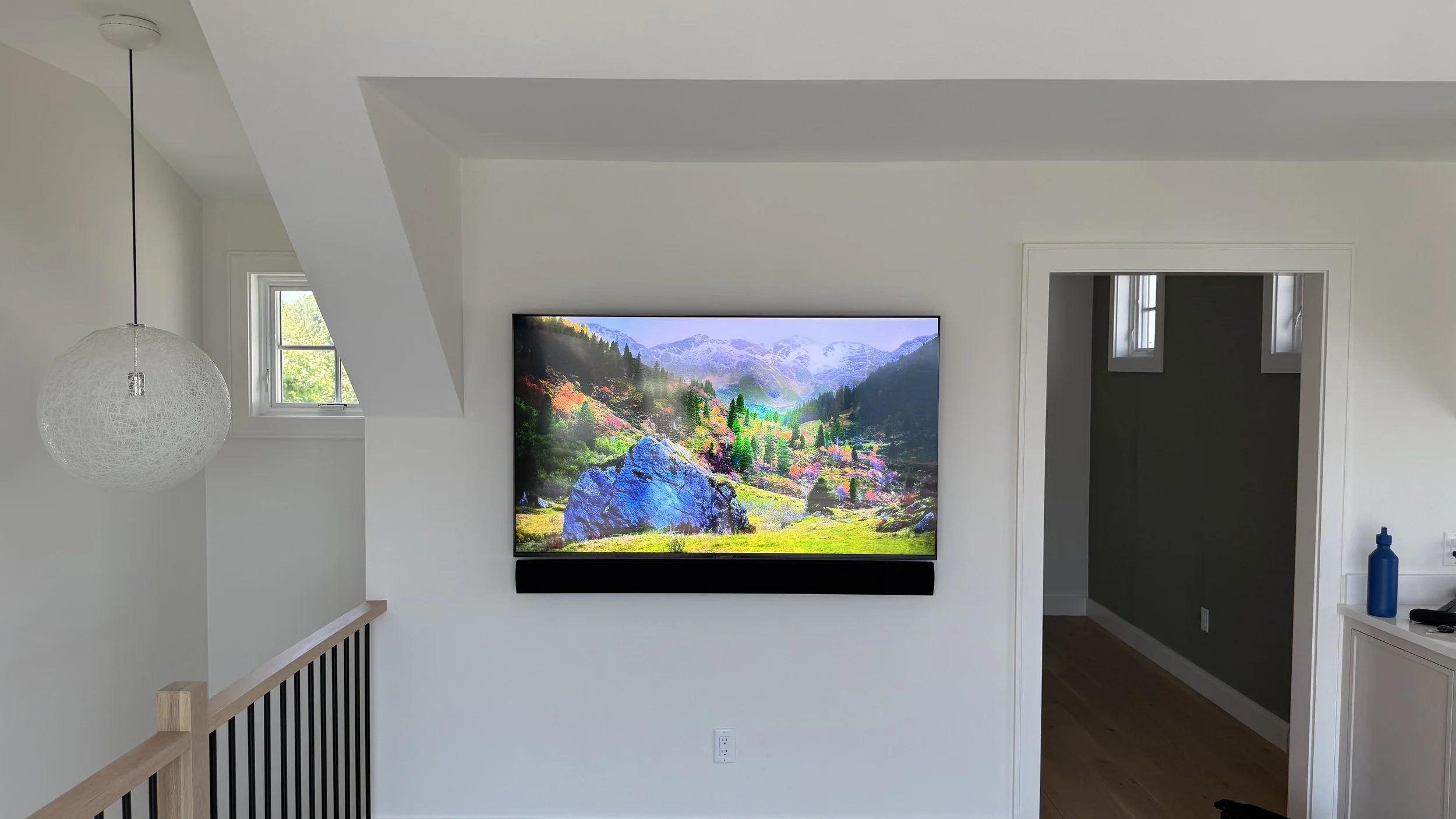 A Samsung Frame flat-screen TV.  Scituate, MA