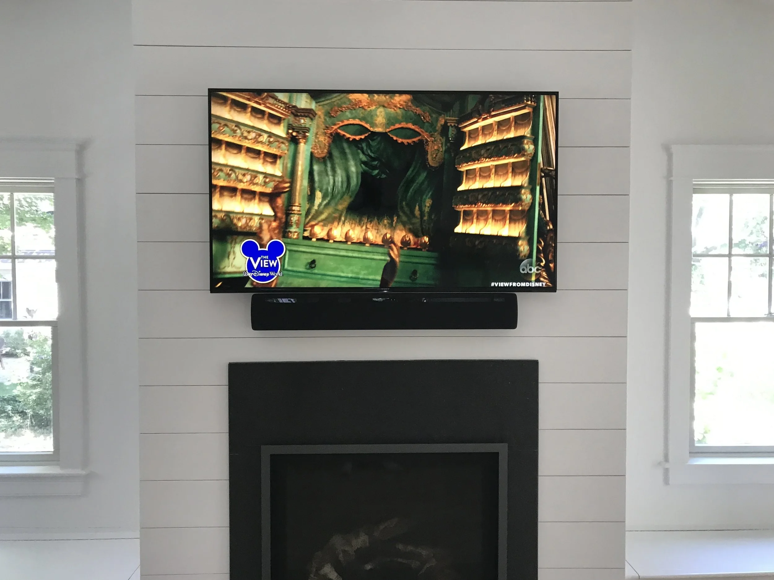 Sony Bravia HDTV install in Scituate, MA