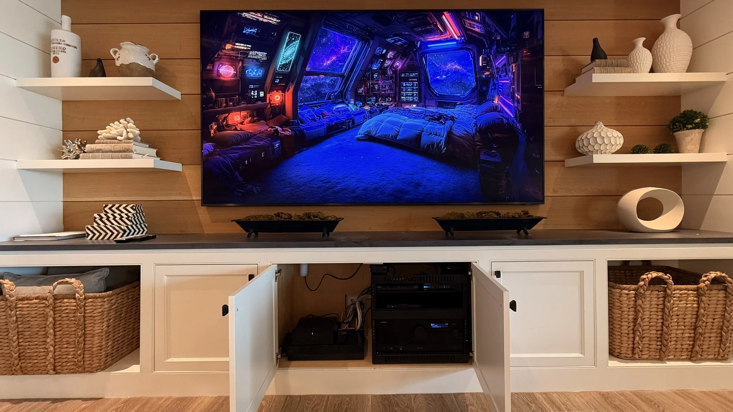 Samsung Frame TV, Yamaha Musiccast and Originacoustics speakers Cohasset, MA