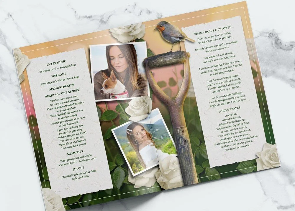 perfect moment to publish a funeral notice