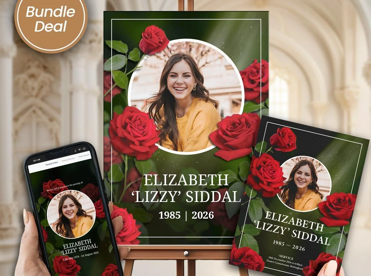 Funeral Welcome Sign