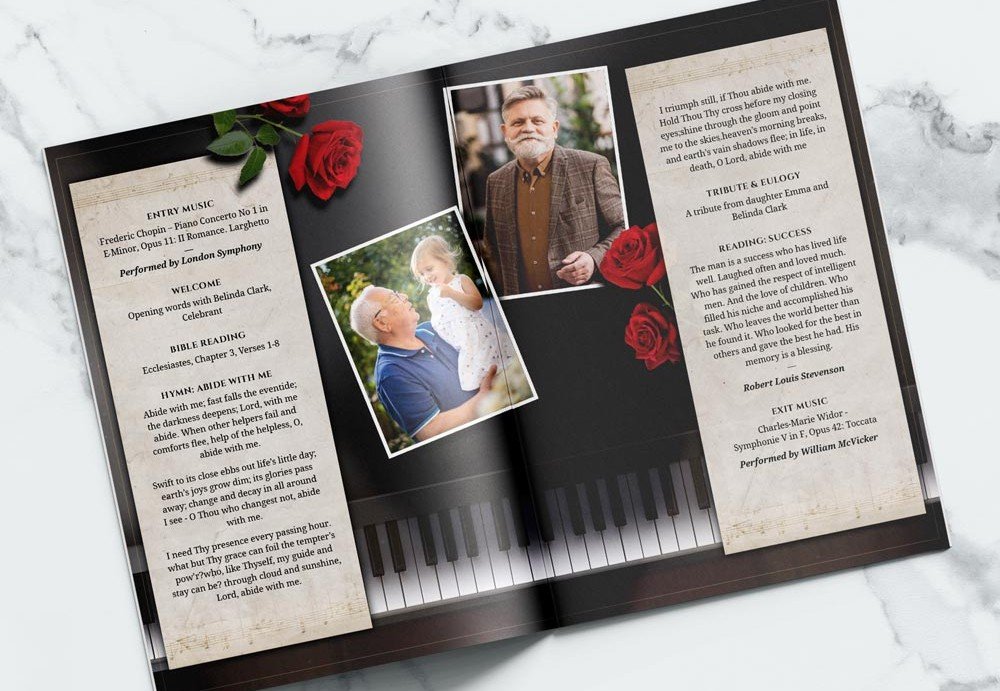 A funeral notice