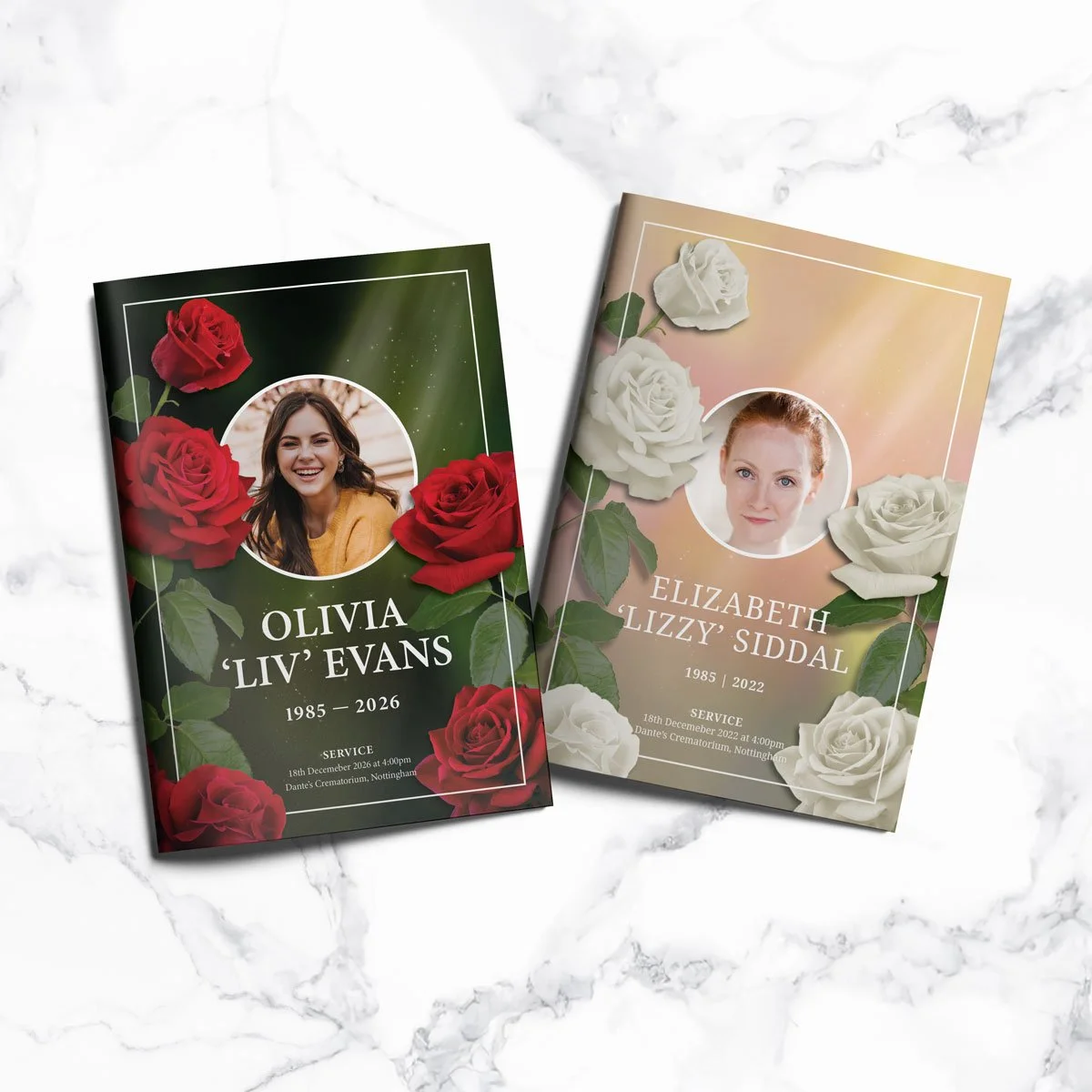 Rose Garden Funeral Order of Service