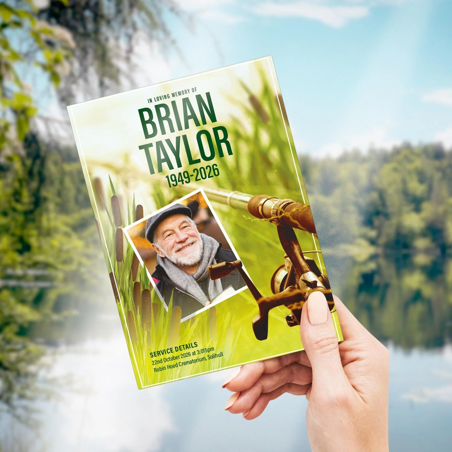 Gone Fishing Funeral Order of Service